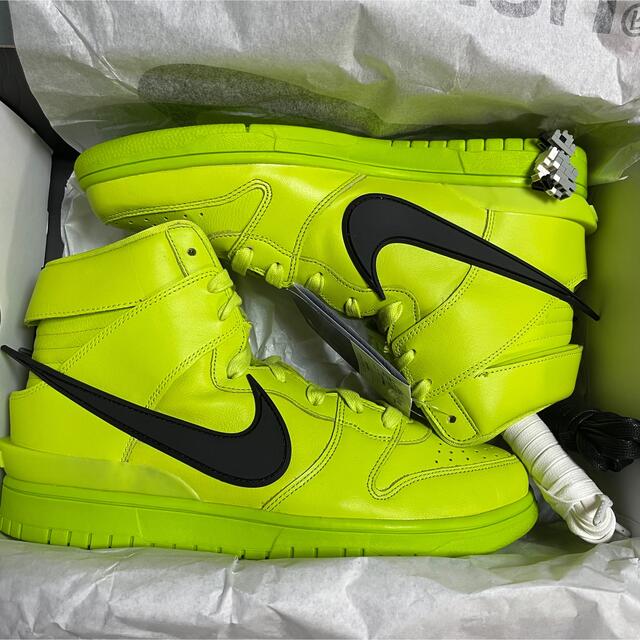 CU7544-300サイズNIKE DUNK AMBUSH DUNK HIGH FLASH LIME