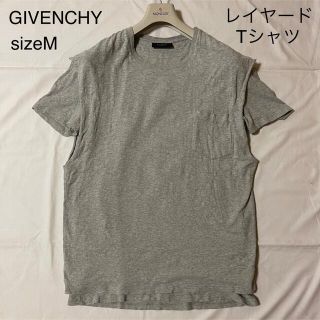 ジバンシィ(GIVENCHY)の【GIVENCHY】レイヤードTシャツ Mサイズ 胸ポケット(Tシャツ/カットソー(半袖/袖なし))