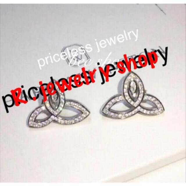 ✨最高級✨リリー✨ピアス✨ネックレス✨セット✨シルバー✨海外セレブ