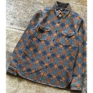 圧巻のビーコン柄 RRL ダブルアールエル ラルフローレン ナバホ柄 ネルシャツ