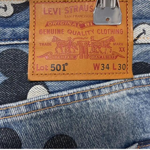 Levi's(リーバイス)の【希少】Levis リーバイス Disney MICKEY ミッキー 501  メンズのパンツ(デニム/ジーンズ)の商品写真