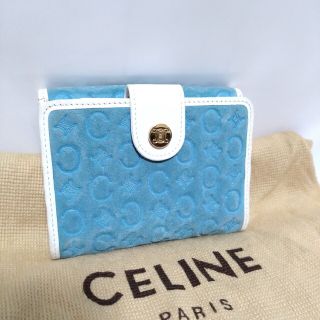 セリーヌ(celine)のCELINE 二つ折財布 スエード(財布)