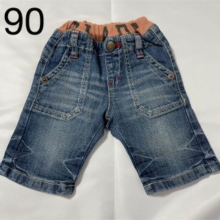 ジャンクストアー(JUNK STORE)のキッズ　デニム　パンツ　90 半ズボン　ハーフパンツ(パンツ/スパッツ)