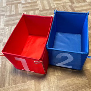イケア(IKEA)のIKEA kids収納ボックス   2個セット(収納/チェスト)