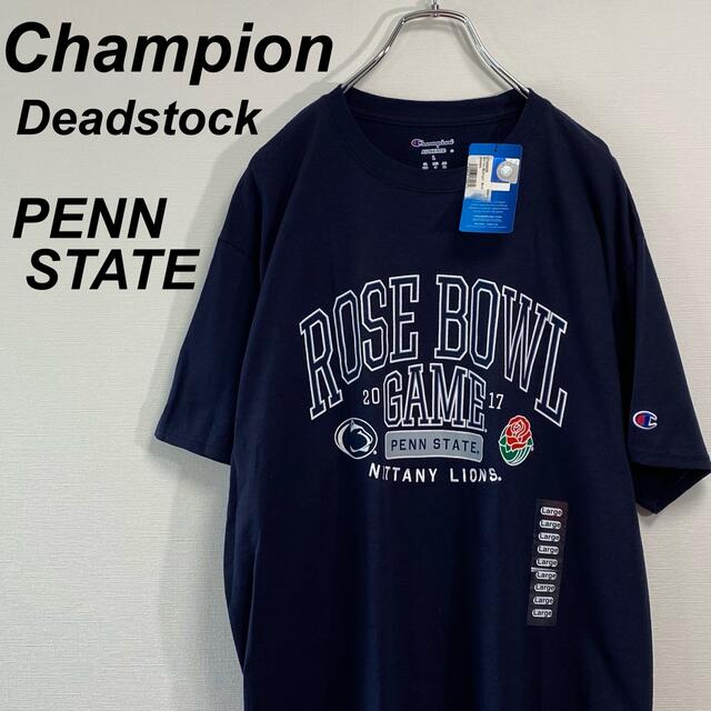 Champion(チャンピオン)の古着 チャンピオン Tシャツ L ペンシルベニア州立大学 タグ付 デッドストック メンズのトップス(Tシャツ/カットソー(半袖/袖なし))の商品写真