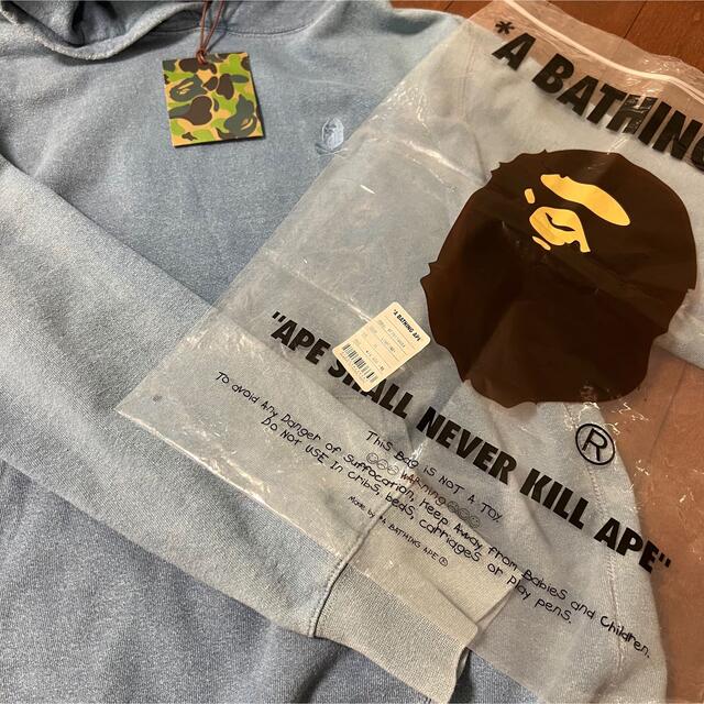 A BATHING APE(アベイシングエイプ)の[未使用] a bathing ape ビンテージ加工　パーカー　専用 メンズのトップス(パーカー)の商品写真