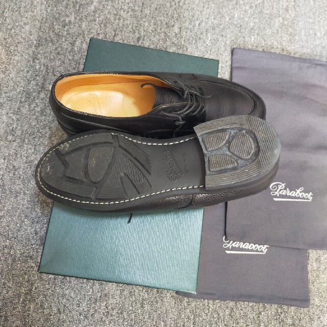 Paraboot(パラブーツ)のParaboot/CHAMBORD ACTEM GR NOIR中古品 メンズの靴/シューズ(ドレス/ビジネス)の商品写真