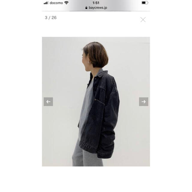 LAppartment STAMMBAUMブラックデニムジャケット www.distribella.com