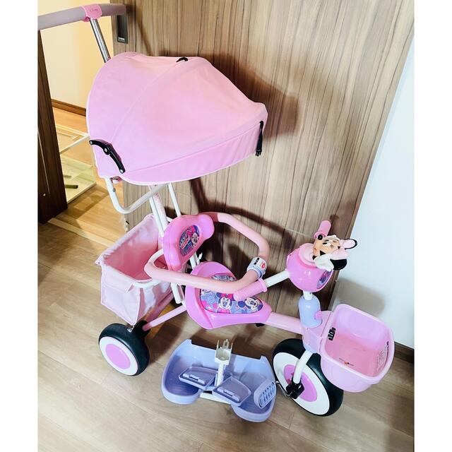 ミニーちゃんおしゃべりカーゴ三輪車 - ベビー用品 ミニーちゃんおしゃべりカーゴ三輪車 - ベビー用品