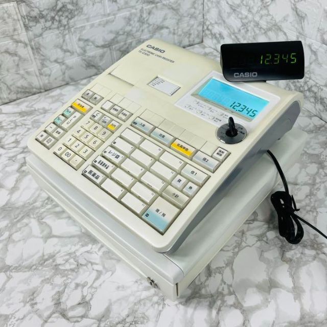 カシオレジスター TE-2300 設定無料 コンパクト n2153