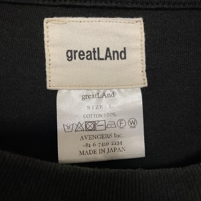 greatLAnd ORIGINAL CAPITALISM TEE BLACK