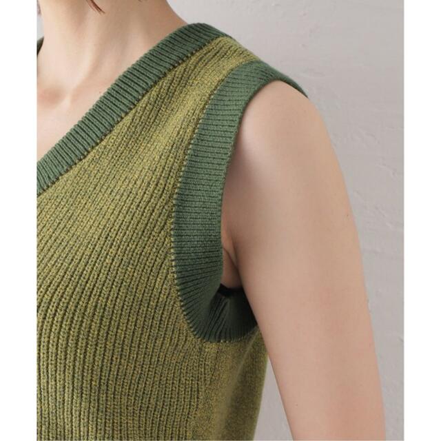 CLANE(クラネ)の【CLANE/クラネ】DOUBLE FACE NO SLEEVE KNIT VT レディースのトップス(ベスト/ジレ)の商品写真