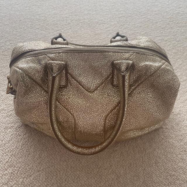 yves saint laurent easy ミニボストン ゴールド | eloit.com