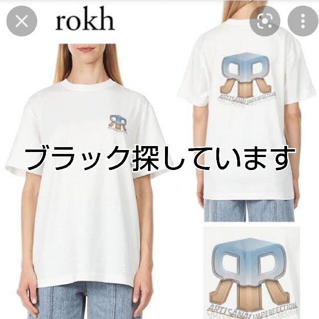 rokh t shirt millennium ロゴ tシャツ