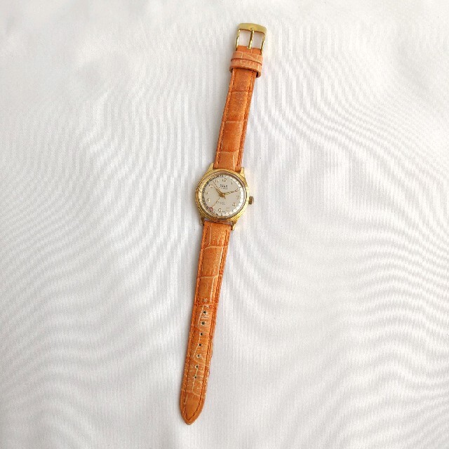 稼動品 オリス ORIS ポインターデイト 手巻き式腕時計 レディース 革