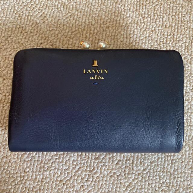 LANVIN en Bleu(ランバンオンブルー)のランバンオンブルー　LANVIN 二つ折り財布 レディースのファッション小物(財布)の商品写真