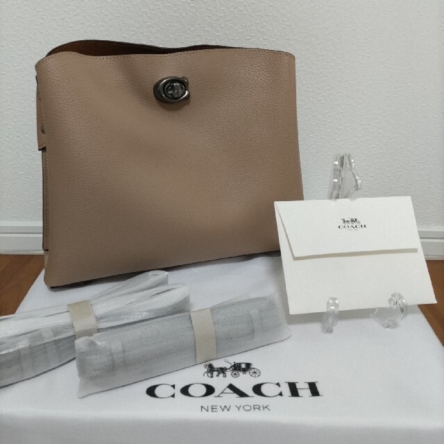 COACH コーチ ウィロウ ショルダー バッグ カラーブロック ハンドバッグ