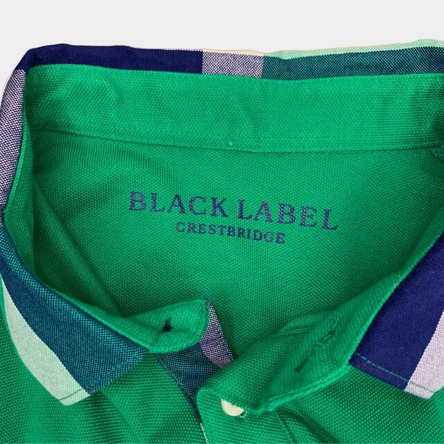 BLACK LABEL CRESTBRIDGE(ブラックレーベルクレストブリッジ)のブラックレーベル　クレストブリッジ　ポロシャツ　クレストブリッジチェック　L メンズのトップス(ポロシャツ)の商品写真