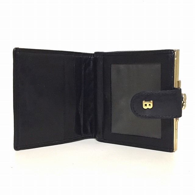 Bally(バリー)のBALLY(バリー) 2つ折り財布 - 黒 レザー レディースのファッション小物(財布)の商品写真