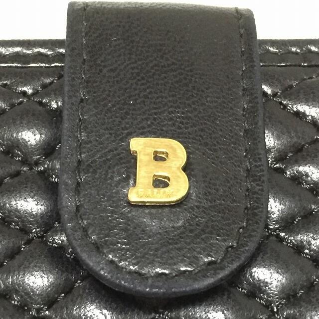 Bally(バリー)のBALLY(バリー) 2つ折り財布 - 黒 レザー レディースのファッション小物(財布)の商品写真