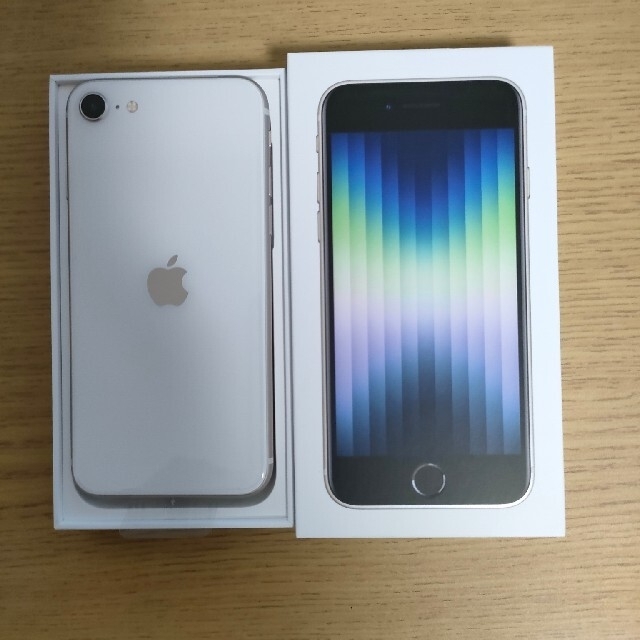 iPhone - アップル iPhoneSE3 第3世代 64GB スターライトの通販 by nob7's shop｜アイフォーンならラクマ