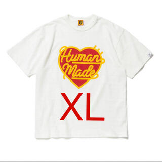 ヒューマンメイド(HUMAN MADE)のHUMAN MADE HEART T-SHIRT WHITE XL(Tシャツ/カットソー(半袖/袖なし))