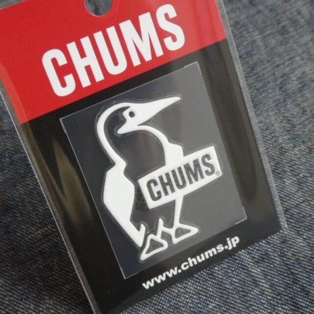 CHUMS(チャムス)の2枚セット CHUMS Emboss Sticker 1125 1126 WH メンズのファッション小物(その他)の商品写真