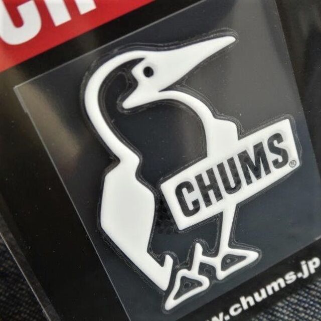 CHUMS(チャムス)の2枚セット CHUMS Emboss Sticker 1125 1126 WH メンズのファッション小物(その他)の商品写真