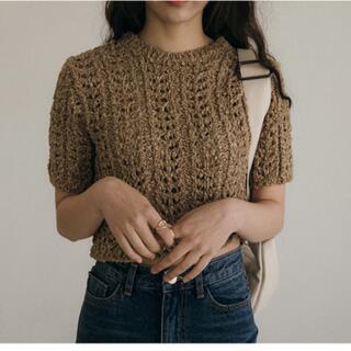 オオトロ(OHOTORO)のOHOTORO Torreya Knit Tops(カットソー(半袖/袖なし))