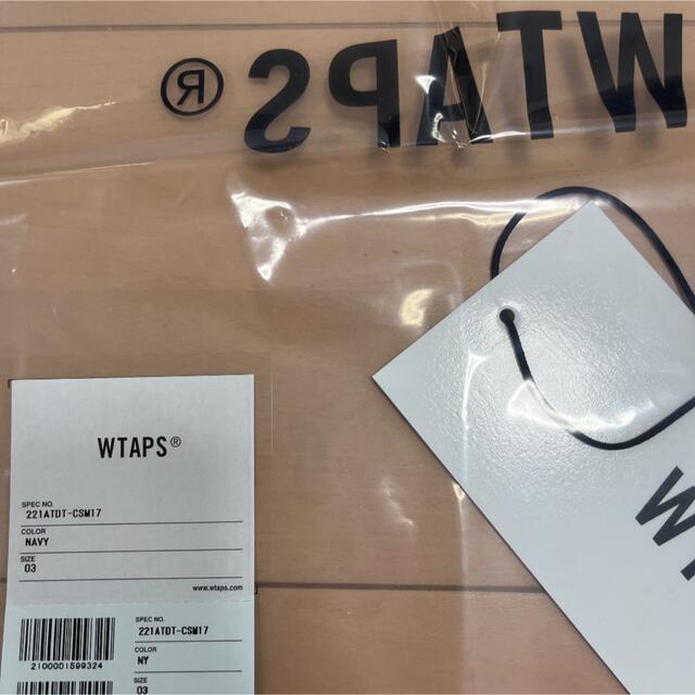 WTAPS 221ATDT-CSM17 Navy Tシャツ XLサイズ - Tシャツ/カットソー ...