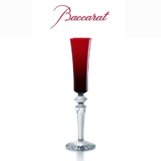 バカラ(Baccarat)のバカラ ミルニュイ フルーティッシモS シャンパングラス  ルビーレッド(食器)