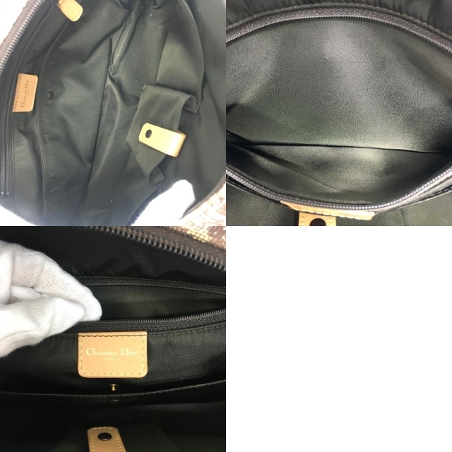 美品✨Dior トロッター ボストンバッグ キャンバス レザー 金具