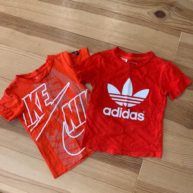 adidas(アディダス)のNIKE adidas トップスセット キッズ/ベビー/マタニティのキッズ服男の子用(90cm~)(Tシャツ/カットソー)の商品写真