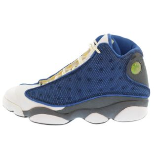 ナイキ(NIKE)のNIKE ナイキ AIR JORDAN 13 RETRO FLINT エアジョーダン13 レトロ フリント ミドルカットスニーカー ブルー 310004-441(スニーカー)