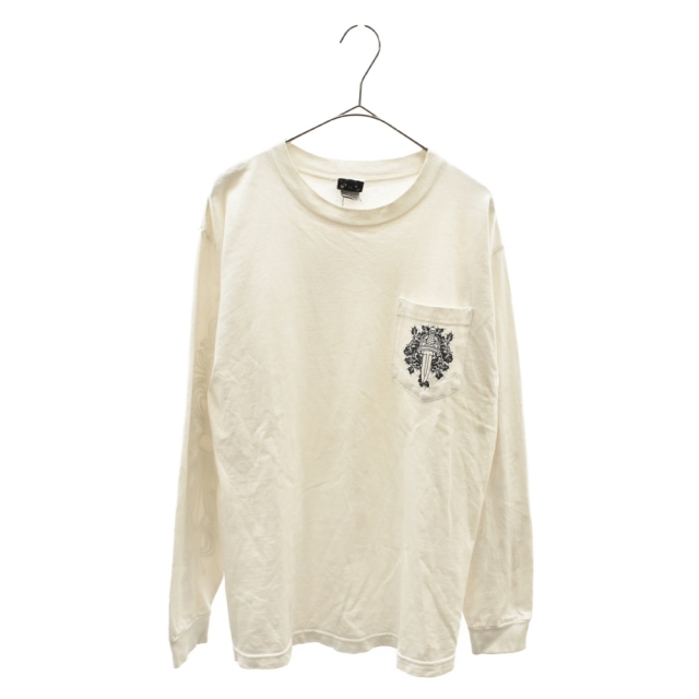 CHROME HEARTS クロムハーツ ダガープリント ポケット長袖T CHROME HEARTS クロムハーツ ダガープリント ポケット長袖T