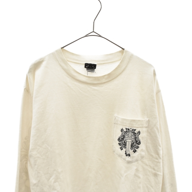 CHROME HEARTS クロムハーツ ダガープリント ポケット長袖T CHROME HEARTS クロムハーツ ダガープリント ポケット長袖T