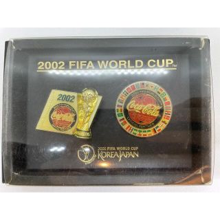 コカコーラ(コカ・コーラ)のコカコーラ　ワールドカップ2002年　バッチ(記念品/関連グッズ)