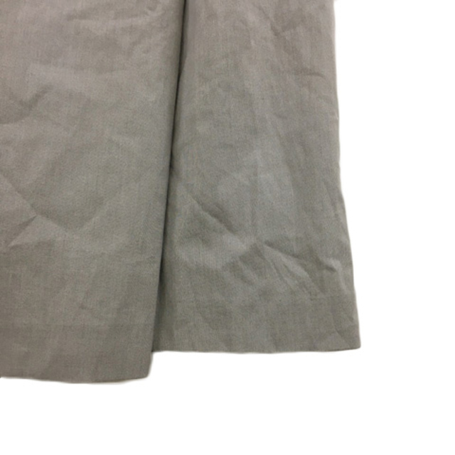 LAUTREAMONT(ロートレアモン)のロートレアモン スカート 台形 タイト ひざ丈 ラップ風 無地 36 グレー レディースのスカート(ひざ丈スカート)の商品写真