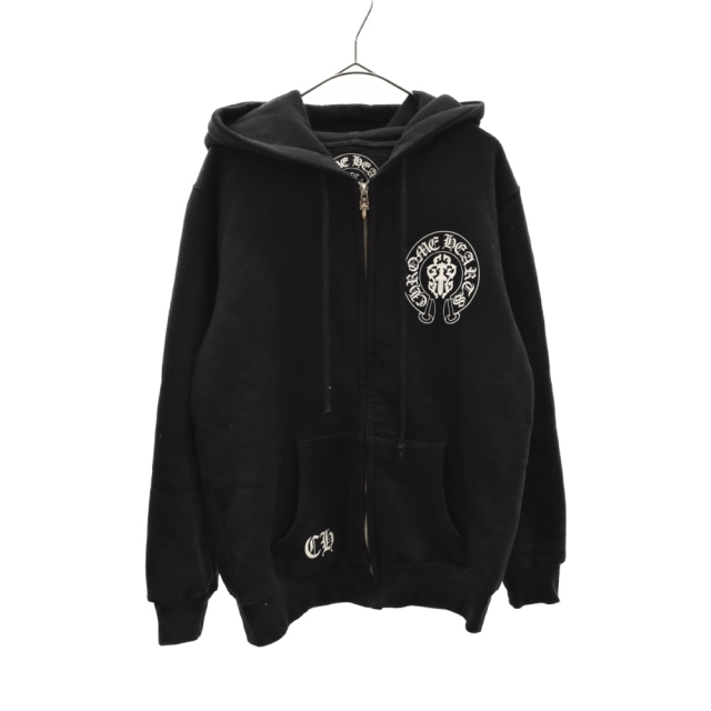 クロムハーツCHROME HEARTS■星条旗プリントジップアップパーカー