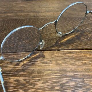 老眼鏡　丸メガネ　シルバー　1.0 リーディンググラス　シニアグラス　男女兼用(サングラス/メガネ)