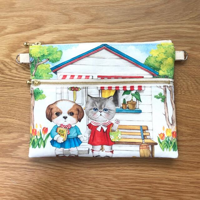 コヤンイサムチョン アンコとルミのショルダーポーチ サコッシュの通販 ... ハンドメイド☆サコッシュ コヤンイサムチョン