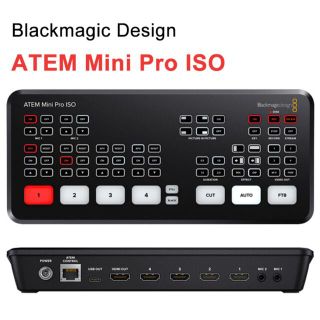 新品3台ATEM Mini Pro ISO Blackmagic Designatem