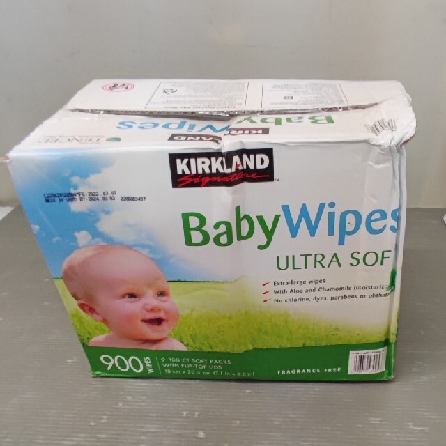 コストコ(コストコ)のBaby Wipes ベビーワイプ1箱（9個） キッズ/ベビー/マタニティのおむつ/トイレ用品(ベビーおしりふき)の商品写真