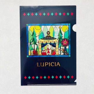 ルピシア(LUPICIA)のルピシア 2014年クリスマス 限定品 クリアファイル ステンドグラス(ファイル/バインダー)