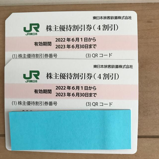 ☆JR東日本株主優待割引券2枚