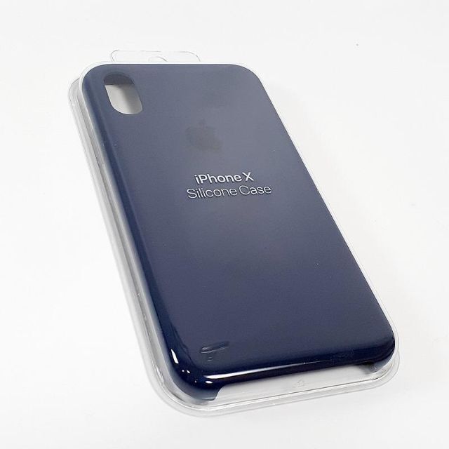 Apple(アップル)の♦ Apple 純正 iPhone X スマホケース ミッドナイトブルー 新品 スマホ/家電/カメラのスマホアクセサリー(iPhoneケース)の商品写真