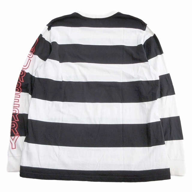 BURBERRY(バーバリー)のバーバリー BURBERRY サイド ロゴ プリント ボーダー Tシャツ M※ メンズのトップス(Tシャツ/カットソー(七分/長袖))の商品写真