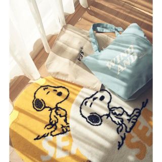 PEANUTS × WIND AND SEA Snoopy Rug