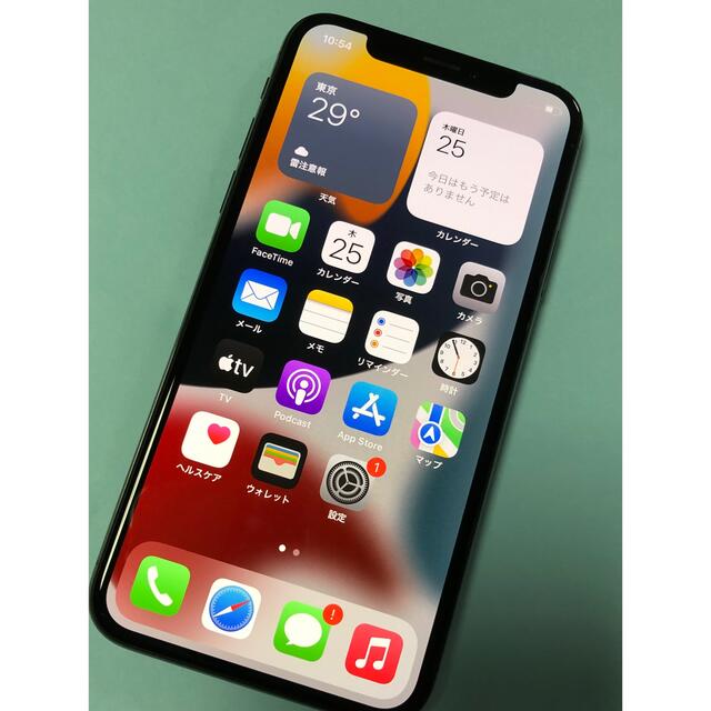 Apple - 『処分価格』【美品】iPhoneX 64GB SIMフリー BT100 %の通販 by オカPs shop｜アップルならラクマ