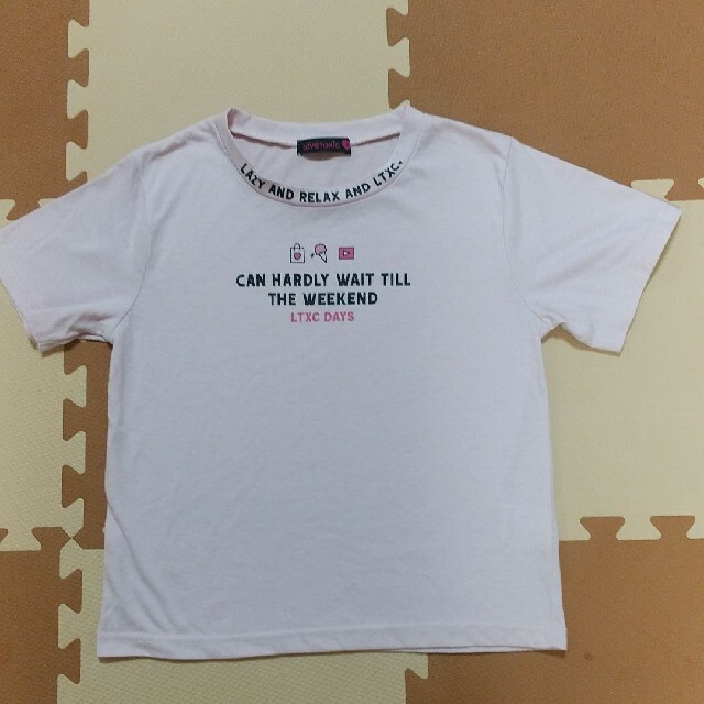 lovetoxic(ラブトキシック)のラブトキ 半袖Tシャツ 140 ピンク キッズ/ベビー/マタニティのキッズ服女の子用(90cm~)(Tシャツ/カットソー)の商品写真